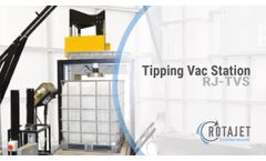 Empty an IBC | Tipping Vacuum Station | RJ-TVS