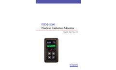 KI - Model PRM-8000 - Geiger Counter - Nuclear Radiation Contamination Detector & Monitor - Brochure