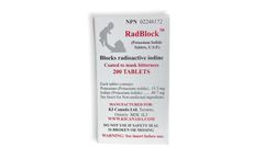 Bulk RadBlock - Model RB200 - Coated Scored Potassium Iodide Tablets