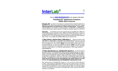PolySeed NX - Application Procedure CBOD5 Seed Inoculum Datasheet