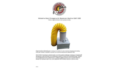 Wolverine EAAF-1000 Emergency Air Abatement Machine - Specifcation/Cut Sheet