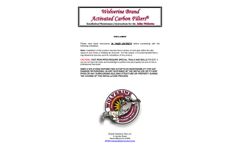 Wolverine - Activated Carbon Filters - Installation/Maintenance Instructions Manual