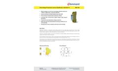 Ammonit - Model M81120 - Overvoltage Protection Module for 3 Datalines - Brochure
