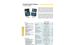 HI 803/813 - Portable Vibration Shaker Brochure
