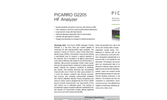 Picarro - Model SI2000 - Cleanroom Monitoring Analyzer Brochure