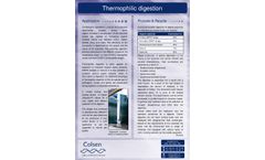  Thermophilic Digestion - Efficient Digestion of Organic Matter in Waste Streams Brochure