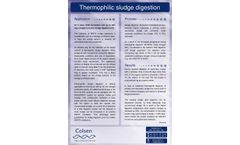Thermophilic Sludge Digestion System Brochure