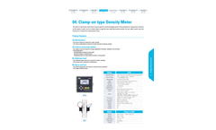 WESS - Model ENV120 - Ultrasonic Sludge Blanket Level Meter  - Brochure