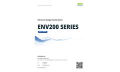 WESS - Model ENV200 Series - Ultrasonic Sludge Density Meter - Datasheet