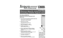 Airpura C600DLX Air Purifiers Brochure