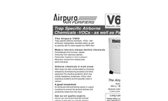 Airpura V600 Air Purifiers Brochure