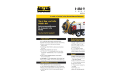 Vac-Tron - Models LP555 & 855 - Trailer Mounted Hydro-Excavation System Brochure