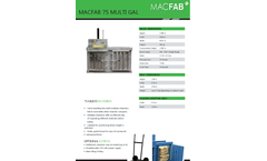 MACFAB 75 Multi Gal Vertical Balers - Brochure