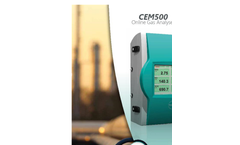 Tethys Instruments CEM500 - Online Gas Analyser - Brochure