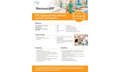 NOROxyCdiff - Model PVUNOX4 CASE4 - Disinfectant Cleaner & Virucide - SDS