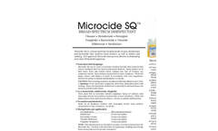 Microcide SQ - Broad Spectrum Disinfectant - Brochure