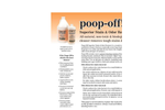 Poop Off - Model POSO32 - Superior Stain & Odor Remover - Brochure