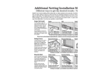 Additional Netting Installation Methods Brochure (PDF 510 KB)
