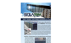 SolaTrim - Pest Barrier for Solar Panels - Brochure