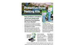 Nixalite - Model AQUANET7X10 - Protective Pond Netting Kits - Brochure
