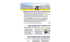 Sonic Sentinel - Model M14-1 -- Wildlife Cannon - Brochure