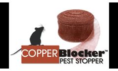 Copper Blocker Pest Stopper From Nixalite - Video