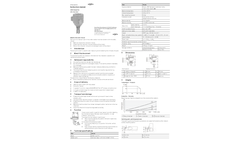 GF Signet - Model 2280 - Vibrating Fork Level Switches - Manual