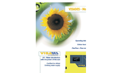 VISADES - Model T40 - UV – Drinking Water Disinfection System - Brochure