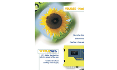 VISADES - Model T480 - UV – Drinking Water Disinfection System - Brochure