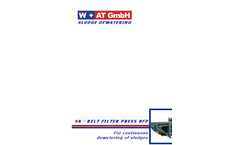 Model VA - BFP - Stainless Steel Belt Filter Press Brochure