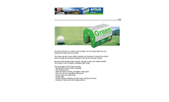 Aquatec - Green Activator - Brochure