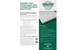 BORA-FOAM - Polystyrene Foam Insulation Board Formulated - Brochure