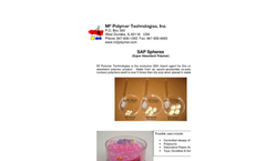 MediSAP - Model 661 & 715 - Super Absorbent Polymers Brochures