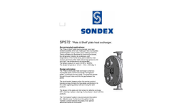 Model SPS 72 - Plate & Shell Plate Heat Exchanger Brochure
