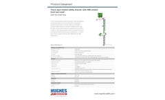 Hughes Safety - Model EXP-AH-5GS/45G - Trace tape heated safety shower with ABS closed bowl eye wash - Datasheet