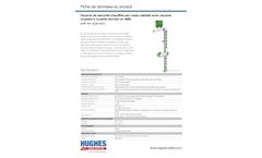 Hughes Safety - Model EXP-AH-5GS/45G - Trace tape heated safety shower with ABS closed bowl eye wash - FR Datasheet