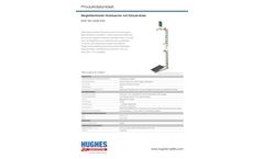 Hughes Safety - Model EXP-AH-5GS/10G - Trace tape heated safety shower with body spray - Produktdatenblatt