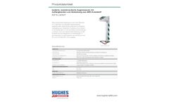Hughes Safety - Model EXP-EJ-45GS/P - Jacketed pedestal mounted eye wash with ABS closed bowl - Produktdatenblatt