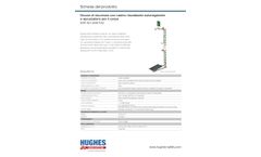 Hughes Safety - Model EXP-AH-5GS/10G - Trace tape heated safety shower with body spray - IT Datasheet