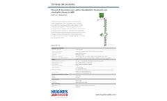 Hughes Safety - Model EXP-AH-5GS/45G - Trace tape heated safety shower with ABS closed bowl eye wash - IT Datasheet