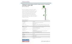 Hughes Safety - Model EXP-AH-5GS/45G - Trace tape heated safety shower with ABS closed bowl eye wash - PL Datasheet