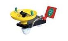 Hughes Safety - Model STD-75G - Wall Mounted Emergency Eye/Face Wash with Open ABS Plastic Bowl