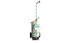Hughes Safety - Model STD-40K/45G - Mobile Self-contained Emergency Safety Shower with Eye Wash / Face Wash