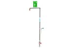 Hughes Safety - Model EXP-SD-18GS - Floor Mounted Self-Draining Drench Shower