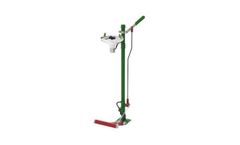 Hughes Safety - Model EXP-SD-85G/P - Pedestal Mounted Self-Draining Emergency Eye/Face Wash with Open Stainless Steel Bowl