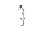 Hughes Safety - Model EXP-EJ-5GS/45G (German Only - DVGW) - Floor Mounted Outdoor Emergency Safety Shower with Eye/Face Wash