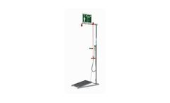 Hughes Safety - Model EXP-20GS - Floor Mounted Indoor Unheated Emergency Safety Shower with Body Spray