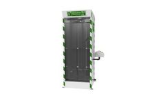 Hughes Safety - Model STD-SD-32K/45G - Emergency Cubicle Shower with Closed ABS Bowl Eye/Face Wash