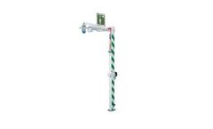 Hughes Safety - Model EXP-AH-5GS - Floor-Mounted Trace Tape Heated and Insulated Drench Shower