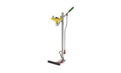 Hughes Safety - Model EXP-SD-75GS/P - Pedestal Mounted Self-Draining Emergency Eye/Face Wash with ABS Plastic Bowl